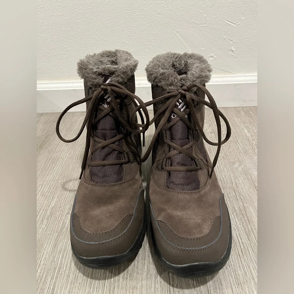 Columbia Ice Maiden Brown Winter Boots - Picture 3 of 5